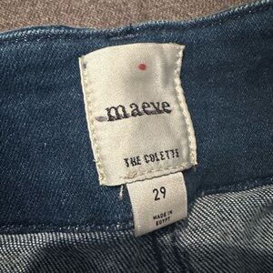 Anthropologie Maeve Blue Flare & Wide Leg Jeans